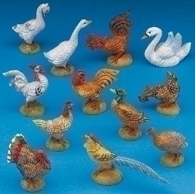 BARNYARD BIRDS 5", Fontanini. 51517