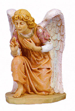 KNEELING ANGEL RIGHT HAND RAISED, 27", Fontanini, 53118