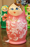 Matryoshka Nesting Dolls in Pink or Lavender