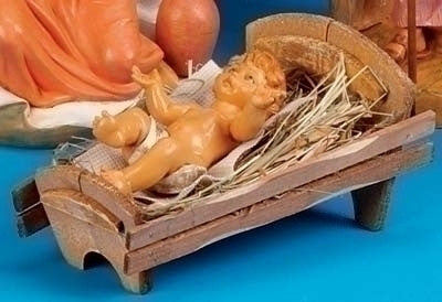 BABY JESUS W/MANGER 18", Fontanini, 53713