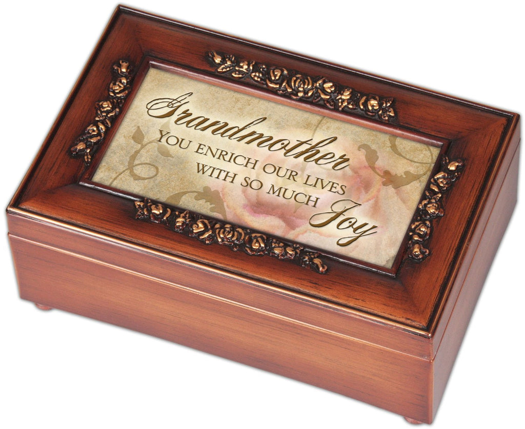 Petite Rose Music Muscial Jewelry Box