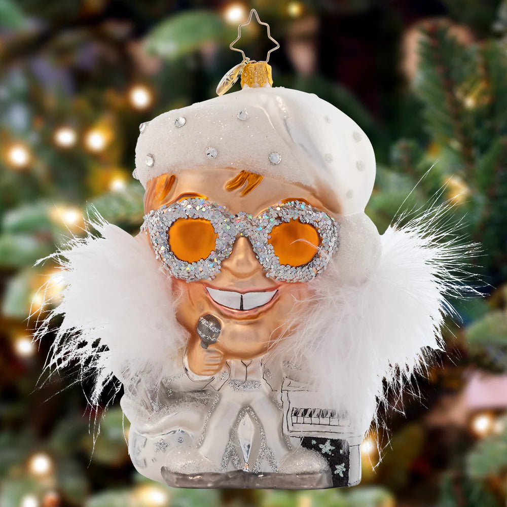 Funny Metal Christmas Ornament, World's Best Neighbor, Holiday