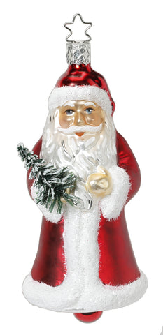 INGE GLAS Holiday Handbell Glass Ornament