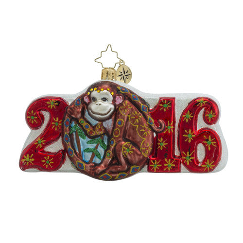 Radko, Year of the Monkey, Dated for 2016, 1018596