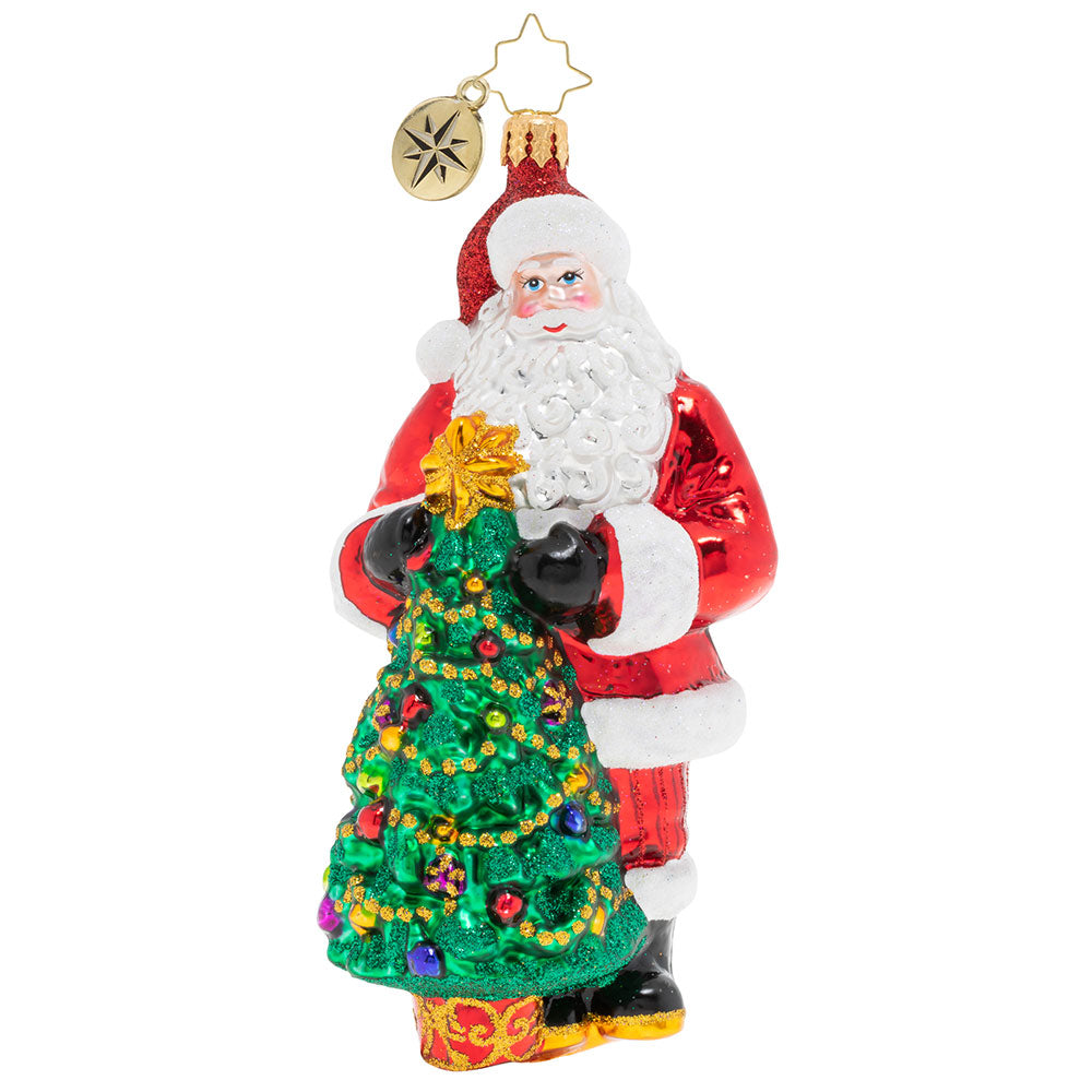 Santa's Balsam Fir Tree Ornament, 1019834, Christopher Radko