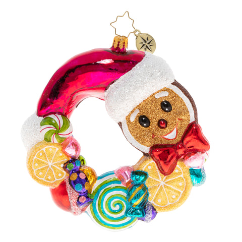 CR, Swirling With Sweets Wreath, 1020441, Christopher Radko 