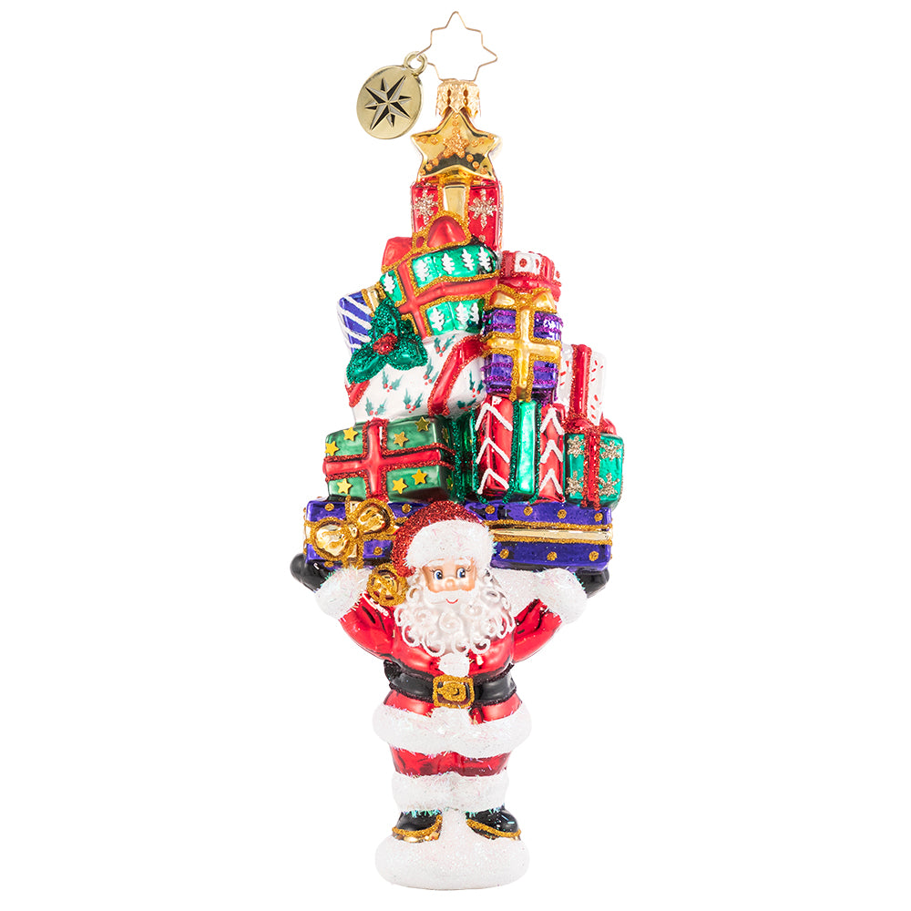 Gift Liftin' Santa, 1020695, Christopher Radko