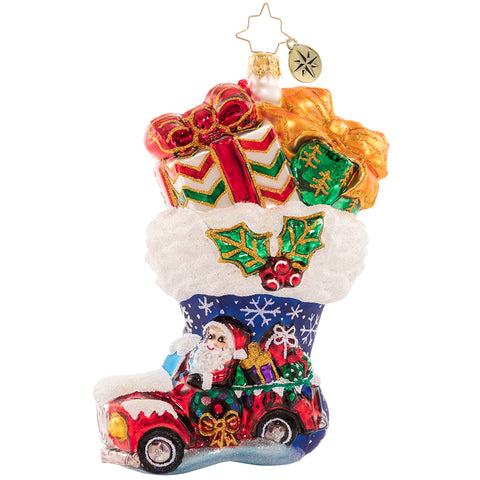 Santa's Jam-Packed Ride, 1020713, Christopher Radko 