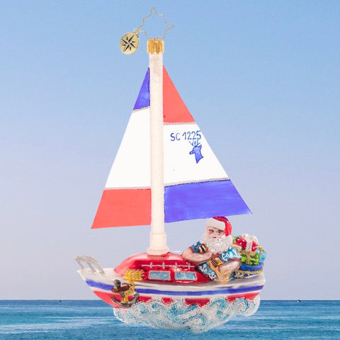 Sailing South Santa, 1020718, Christopher Radko