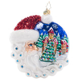 CR, Christmas Village Santa, 1021562, Radko