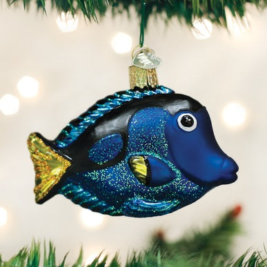 Old World Christmas Pacific Blue Tang Ornament, 12504