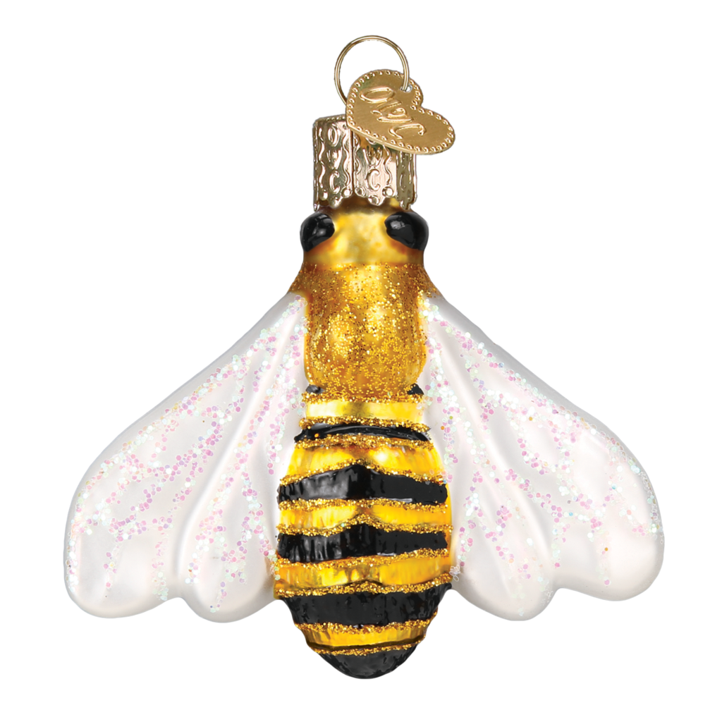 Old World Christmas Honey Bee Ornament, 12520