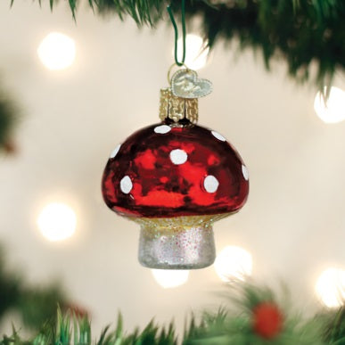 OLD WORLD CHRISTMAS  Lucky Mushroom Ornament, 28118