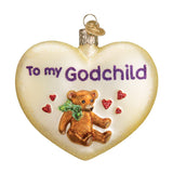 OWC Godchild Heart Ornament, 30045