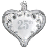 OWC 25th Anniversary Heart Ornament, 30055