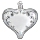 OWC 25th Anniversary Heart Ornament Back, 30055