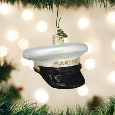 Old World Christmas Marine's Cap Ornament, 32379