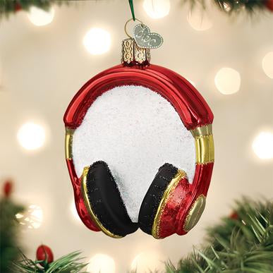 Old World Christmas Headphones Ornament, 32390