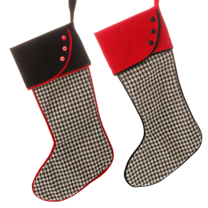 HOUNDSTOOTH STOCKING FILLABLE