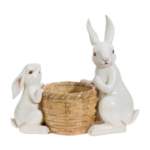 RABBITS WITH BASKET