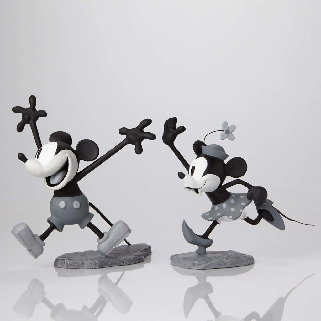 Mickey & Minnie B/W Maquettes
