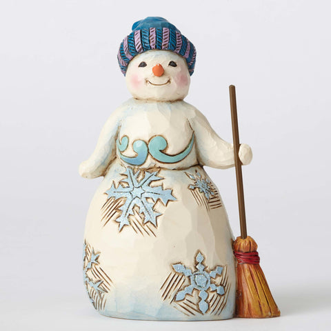 Jim Shore Wonderland Snowman /Broom