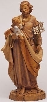 12" St Joseph with Christ Child, Fontanini, 42774