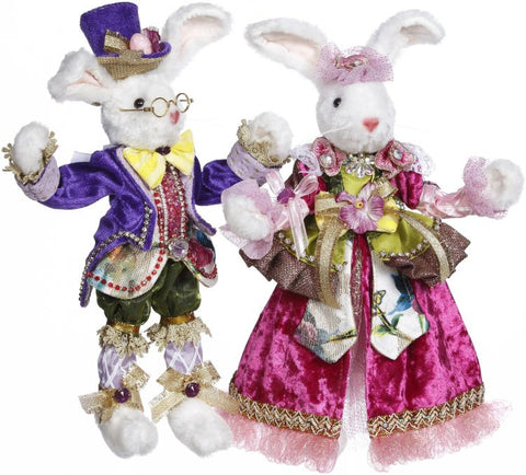 Mr. & Mrs. Cottontail 11"-12"