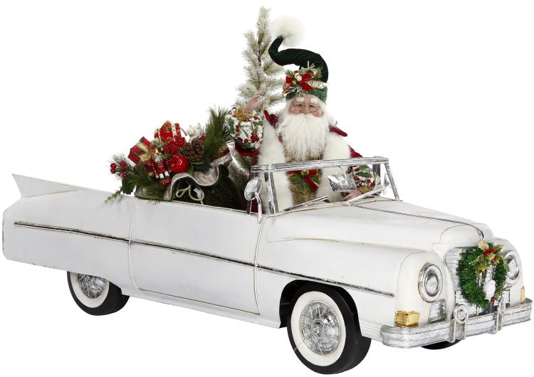 Mark Roberts Convertible Car with Santa