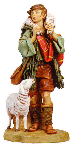 GABRIEL, SHEPHERD WITH SHEEP & LAMB, 27", Fontanini, 53151