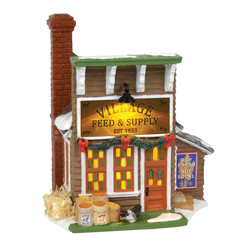 SV, Village Feed & Supply, 6000639, Snow Village – Robert Moore & Co.  Christmas Town & Village Collectibles