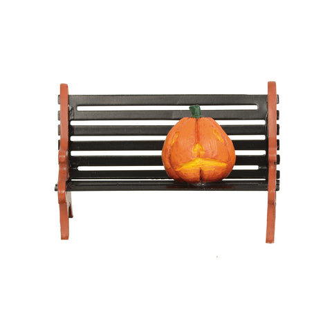 HV, Haunted Pumpkin Bench, 6003226, Halloween Village
