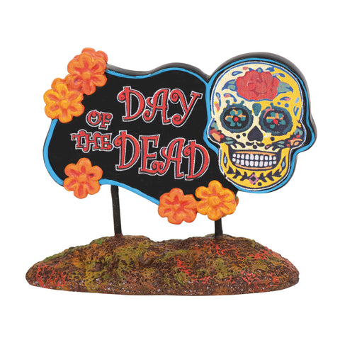 HV, Day of the Dead Sign, 6003230, Halloween Village