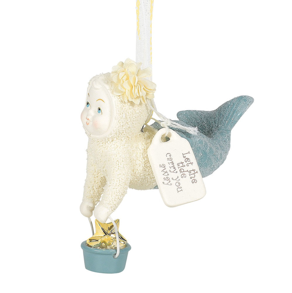 Let The Tide Carry Ornament, 6005769, Snowbaby