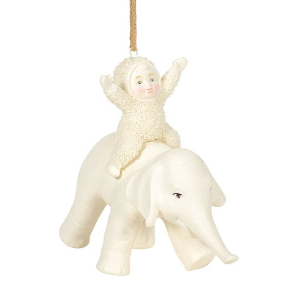 Peaceful Kingdom Elephant Ornament, 6005796, Snowbaby