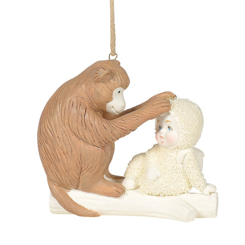 Peaceful Kingdom Monkey Ornament, 6005825, Snowbaby