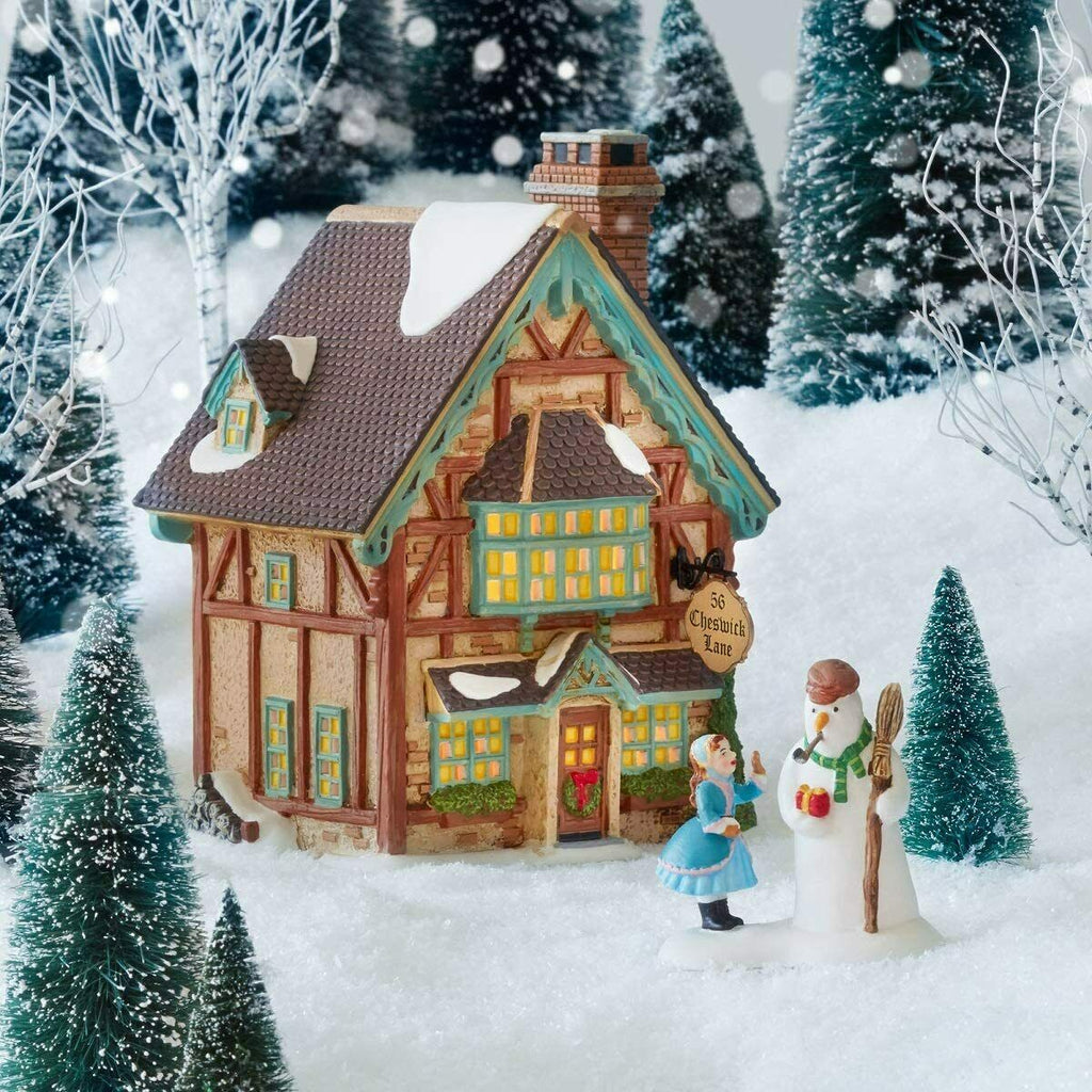 Department 56 Original Snow Village Collection Holiday Flats Lighted  Building