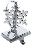 Silver 3-D Snowflake Stocking Holder, IN0605, Kurt S Adler