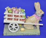Bunny Pullinng a Cart of Eggs