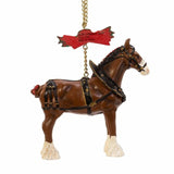 Budweiser® Clydesdale horse ornament Back AB2121