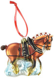 Glass Budweiser Horse