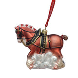Budweiser Glass Horse Ornament AB4152