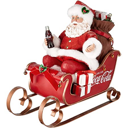 Coca-Cola®, Santa in Sleigh, CC5202, Kurt Adler