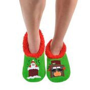 Snoozies Hot Santa Slippers