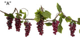Thick Grape Vine Garland RED D1745