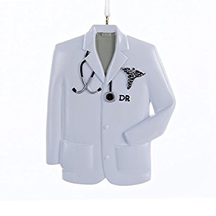 Doctor Coat Ornament For Personalization, D2255