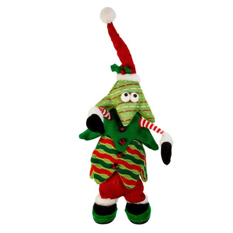 Singing and Jumping Plush Christmas tree, battery-operated, D2296
