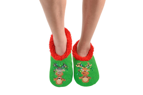 Snoozies Griswold Deer Slippers