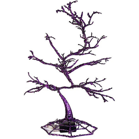 Halloween Flashing Tree 44 Purple LED Lights, HW1749