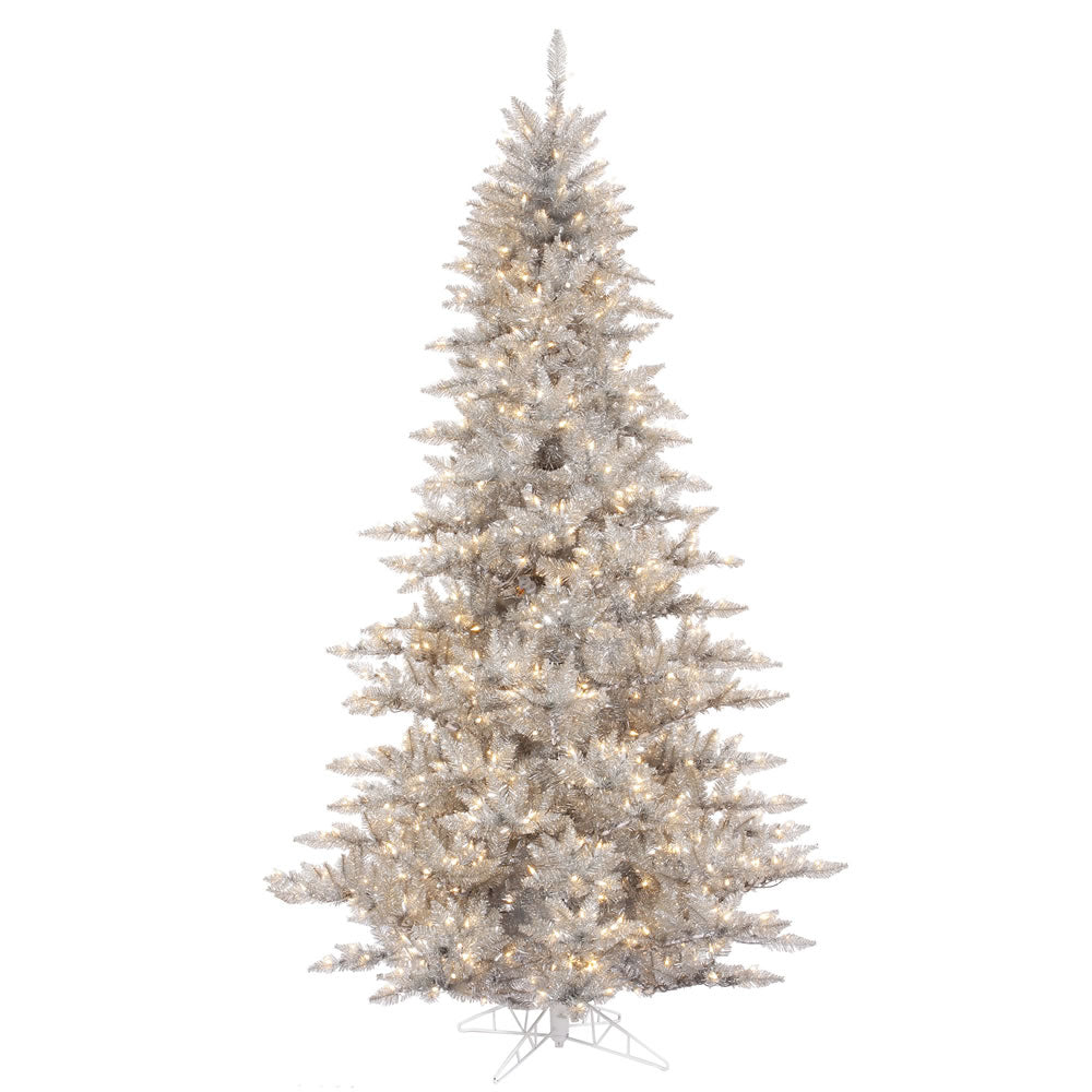 4.5' Silver Tree Dura-Lit LED 250WW, K166846LED, Vickerman